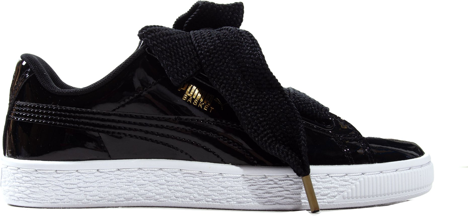 Puma Basket Heart Patent Trainers