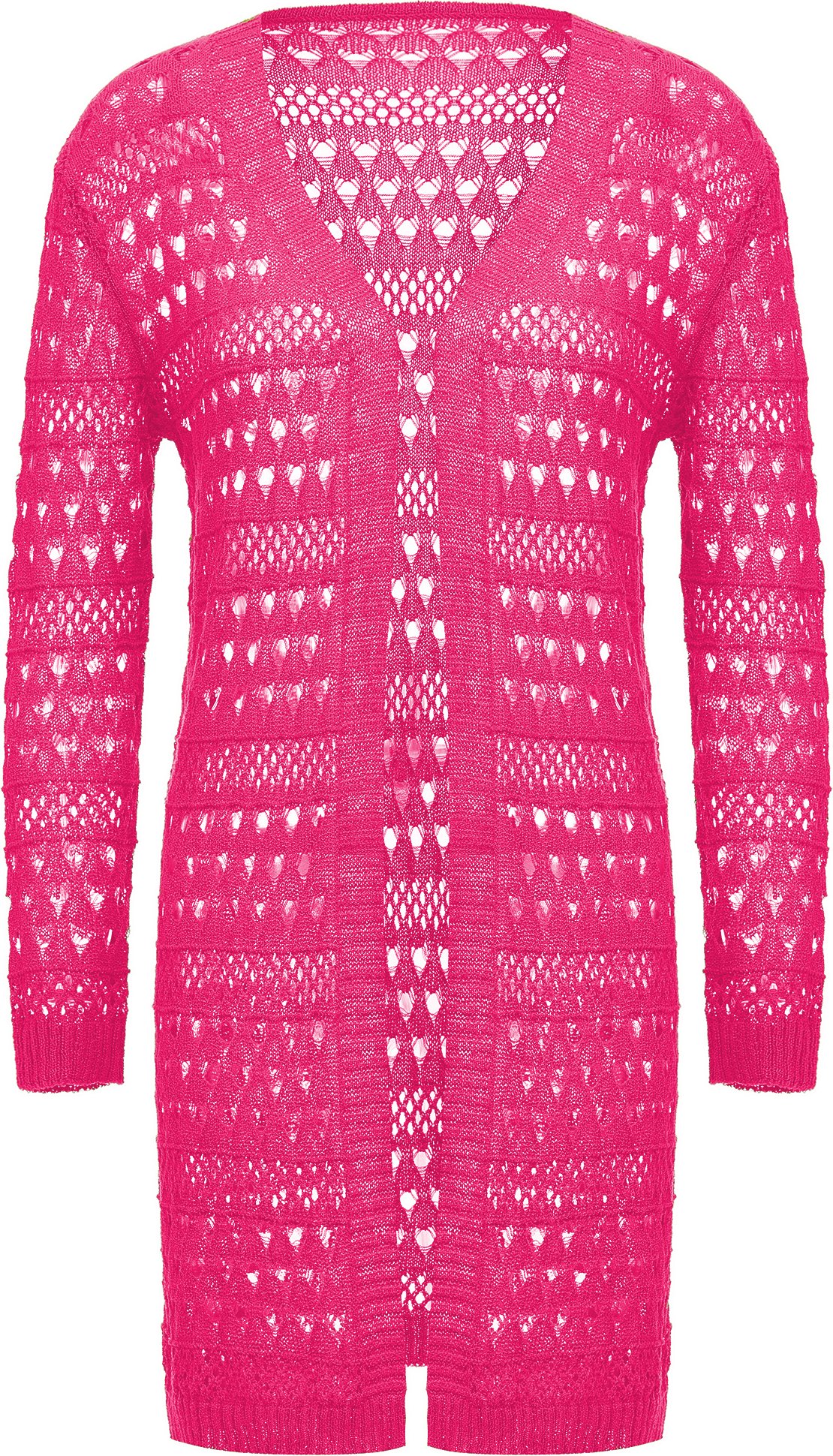 Mymo Strickjacke Frauen neonpink