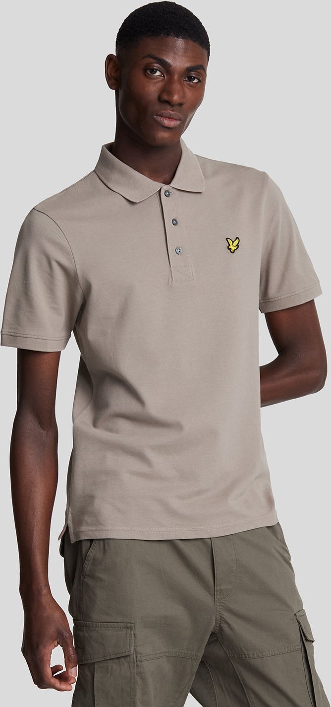 Schlichtes Poloshirt für Herren in Grün