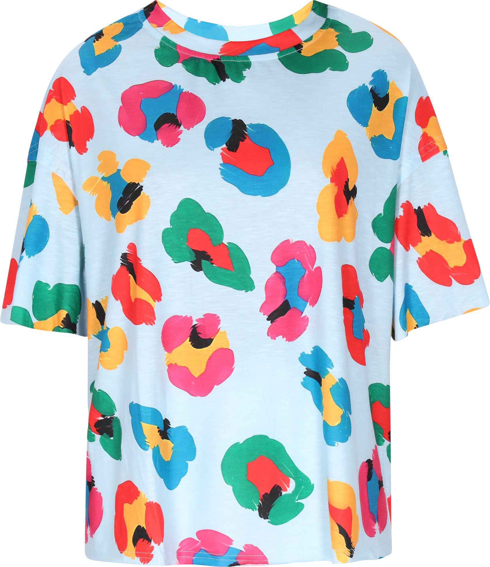 Faina T-Shirt Frauen Mehrfarbig Blau