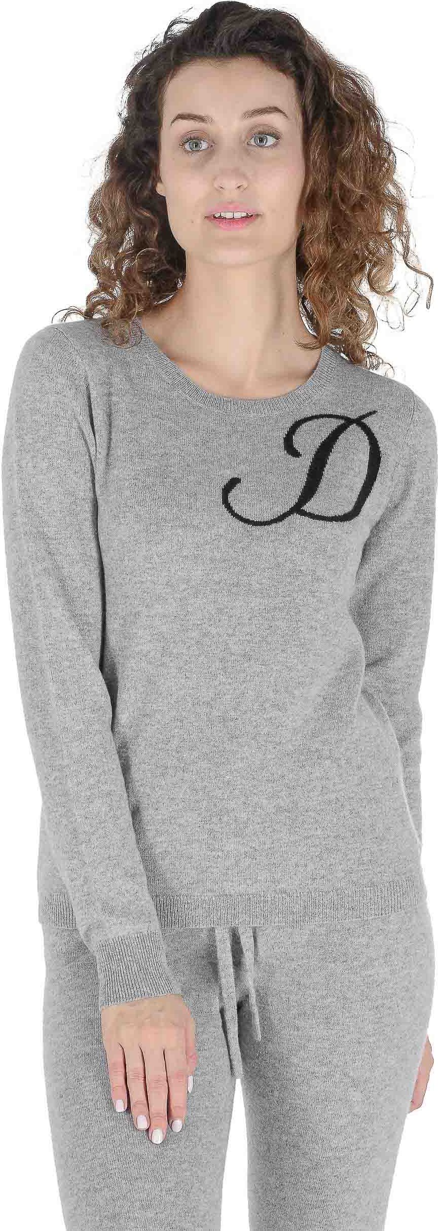 Pull Ras Du Cou En Cachemire Crown Of Edinburgh Stockbridge Gris D