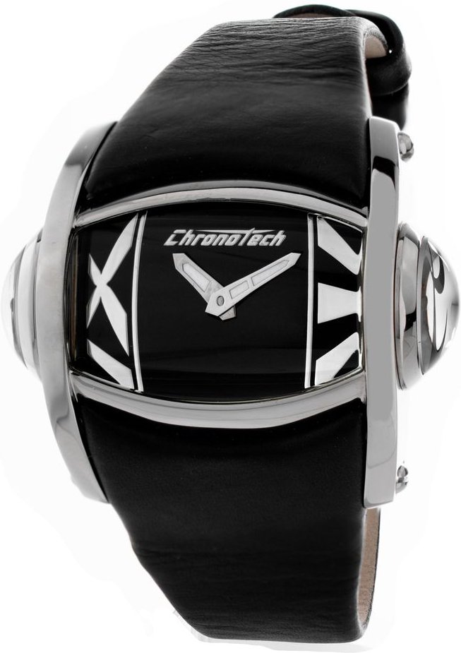 Chronotech 7681m02ac Analoge Schweizer Quarz-Uhr