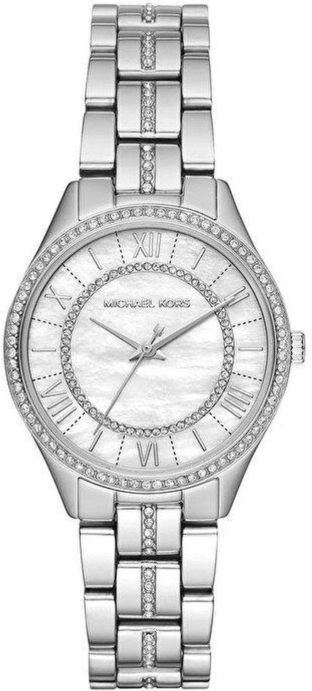 Michael Kors MK3900 Lauryn Kristall Perlmutt Zifferblatt Damenuhr