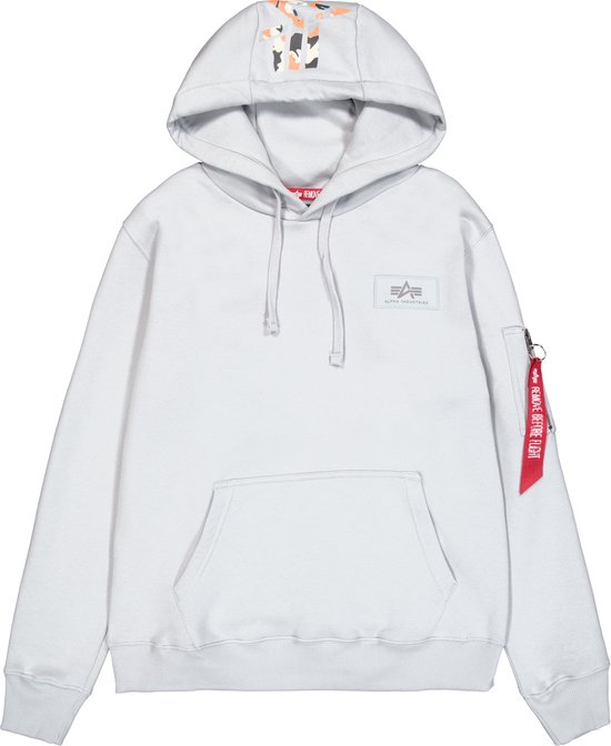 Backprint Camo Print Hoodie