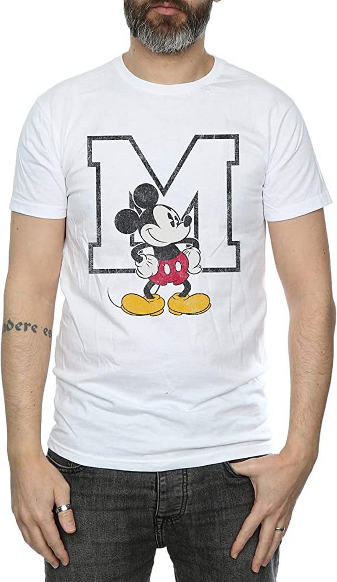 Disney - "Classic M" T-Shirt für Herren (Weiß)
