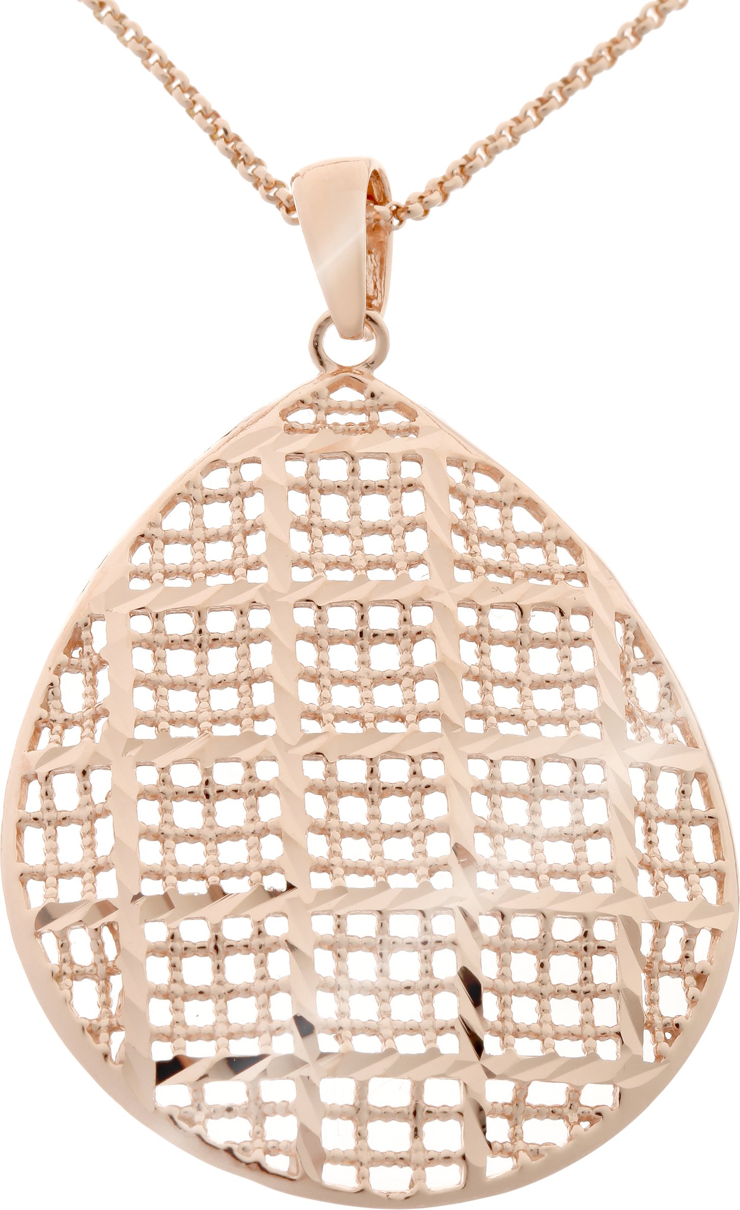 Orphelia 'Pina' Damenkette mit Anhänger aus 925er Sterlingsilber - Rosé ZK-7191/RG