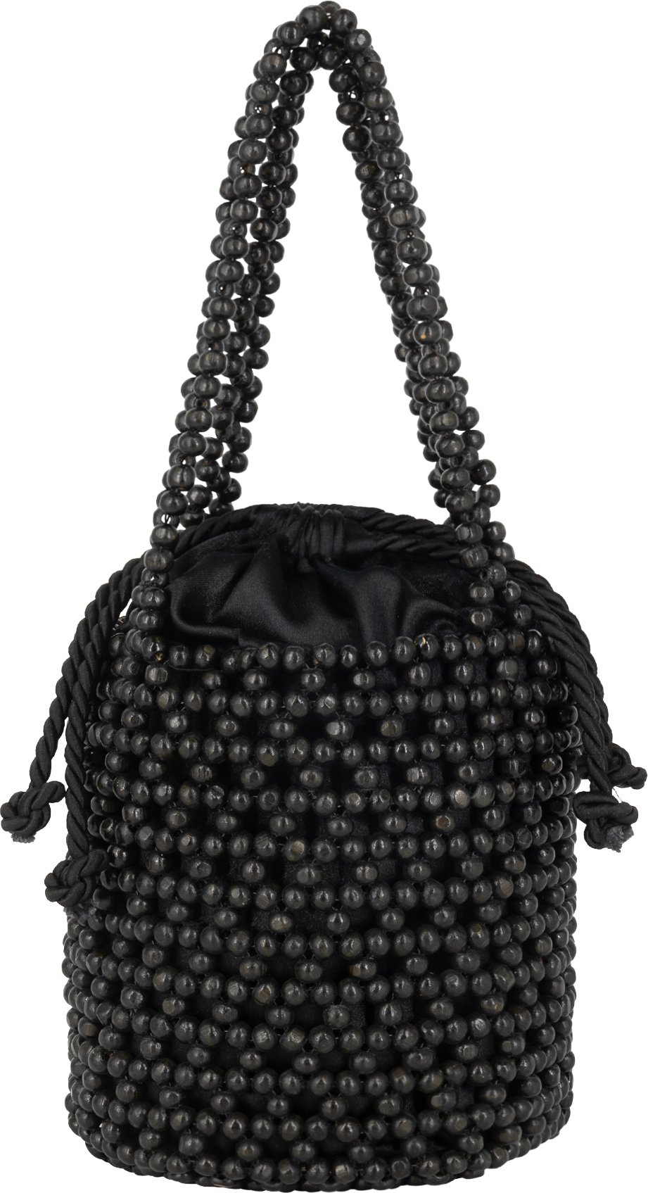 IZIA Bucket Bag aus Perlen Damen schwarz