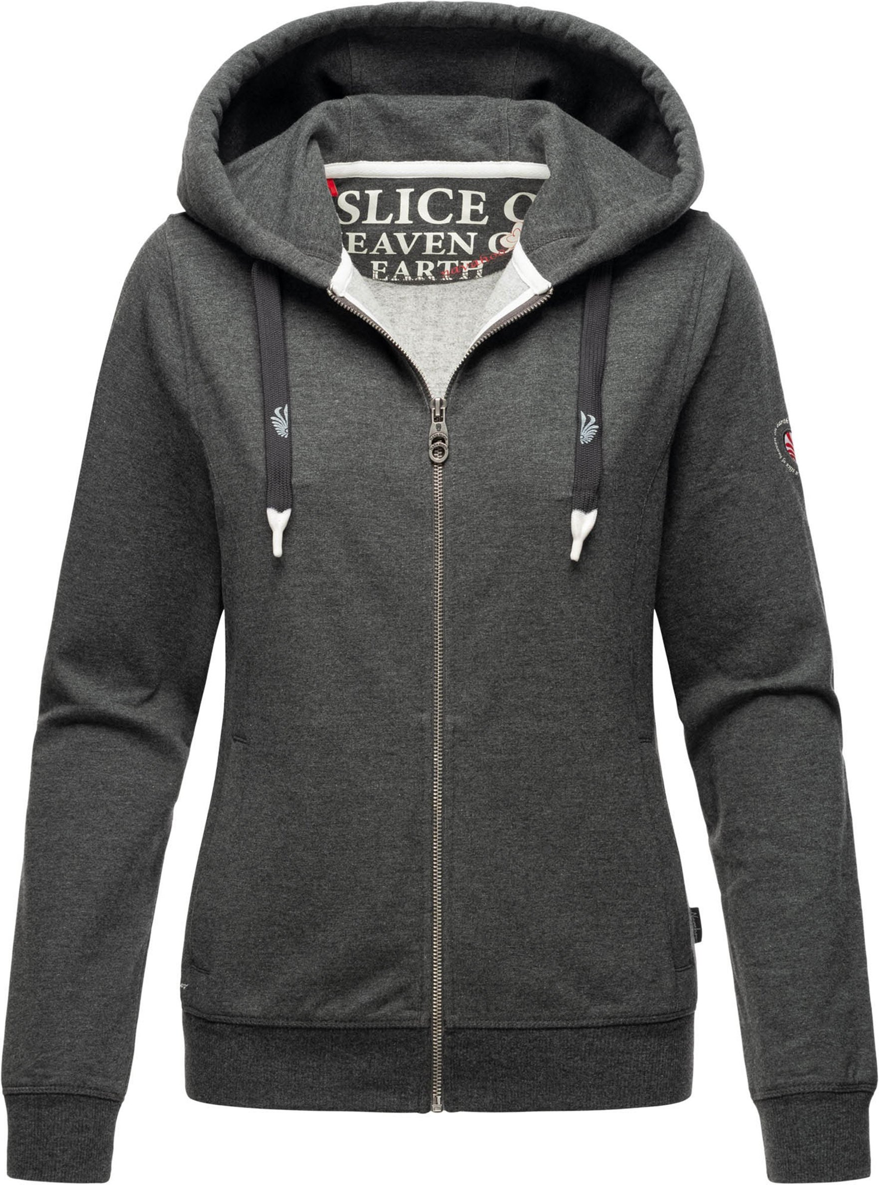 Navahoo Damen Sweatjacke Engelshaar – Kuschelig, Stylisch & Bequem