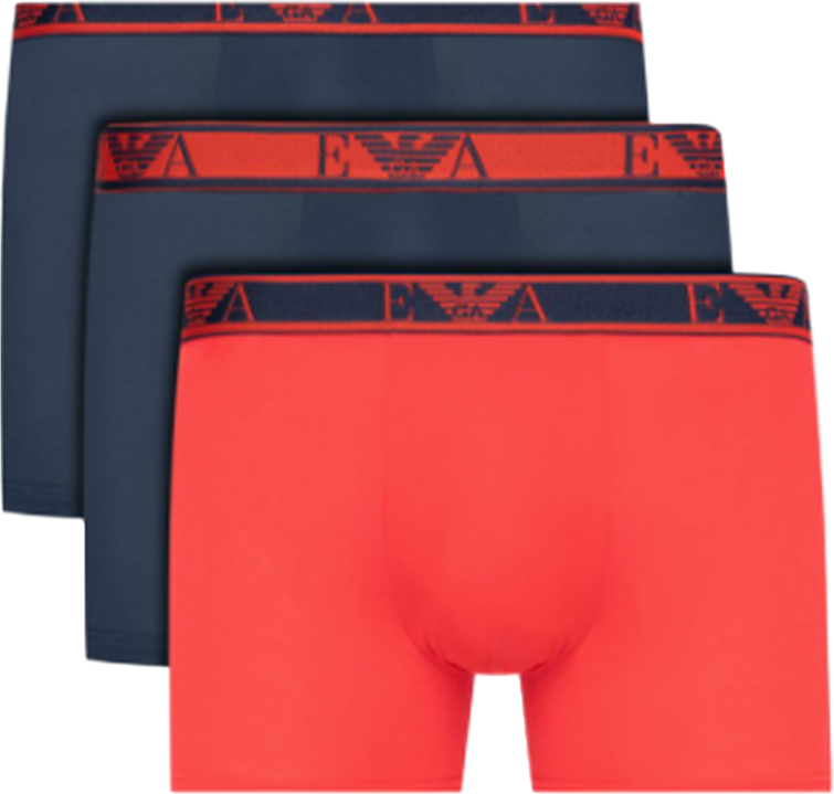 Boxershorts Emporio Armani Homme Pack x3 lang unlimitiertes Logo