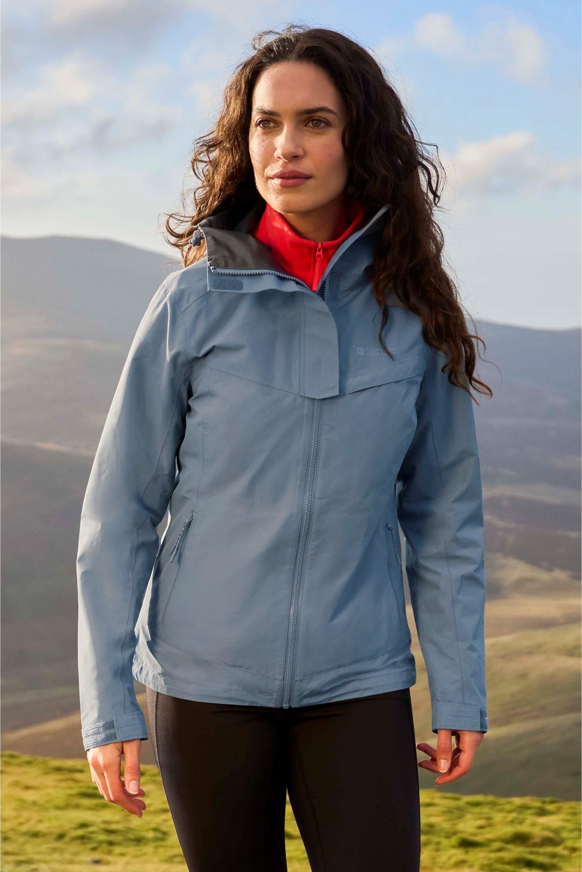 Mountain Warehouse - "Arlberg" Jacke, wasserfest 2,5 Lagen für Damen (Blau)