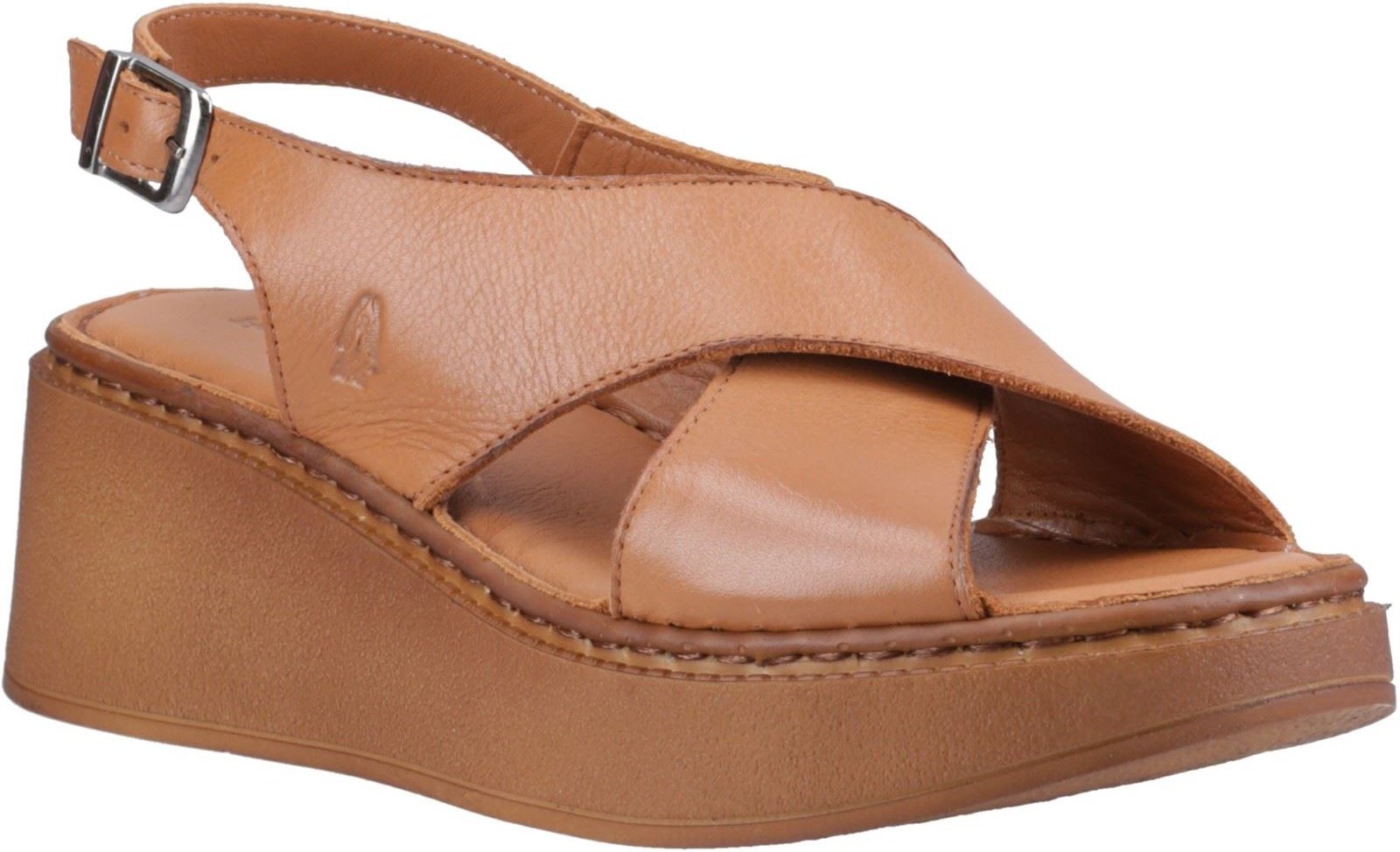 Hush Puppies Bex Wedge Nubuk Damen Keilabsatzschuhe In Beige