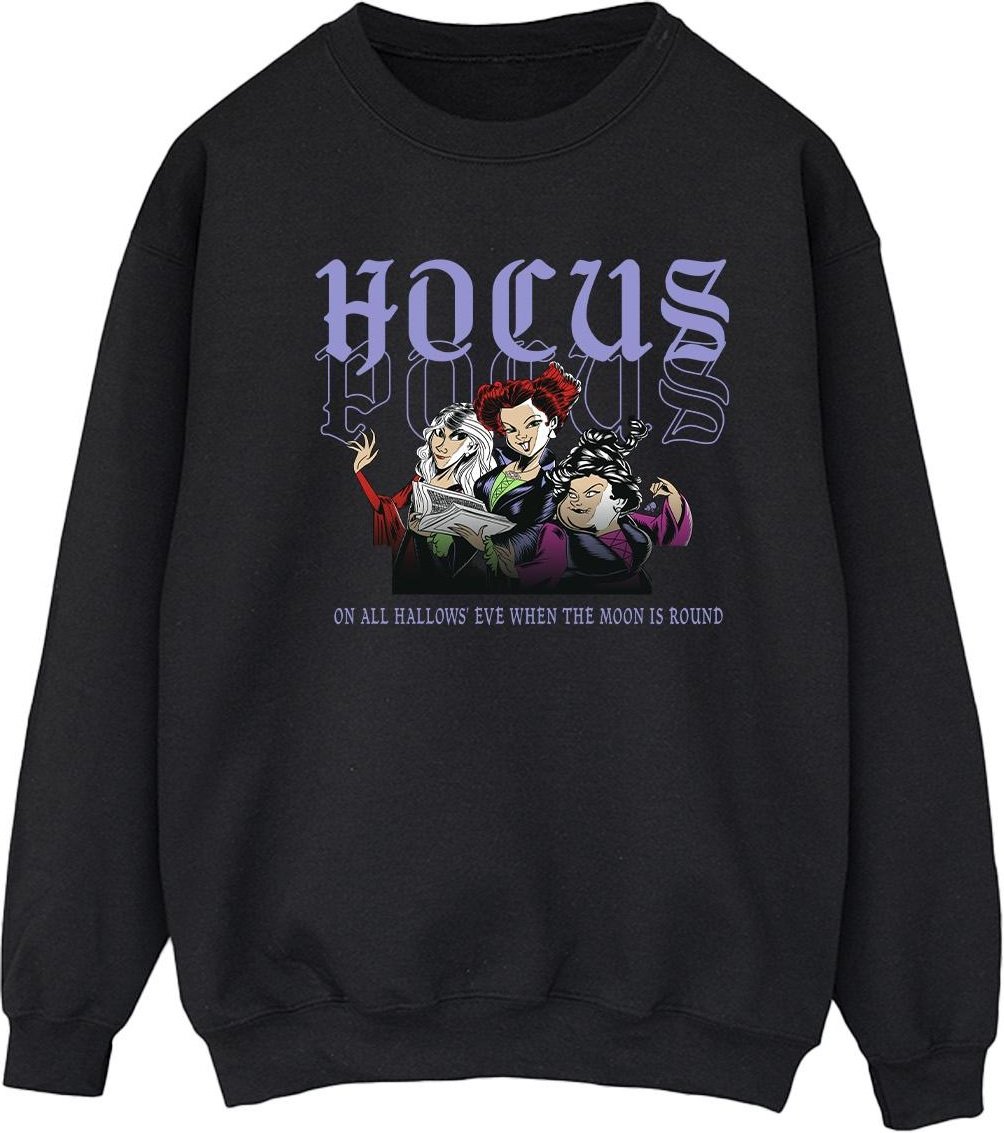 Disney - "Hocus Pocus Hallows Eve" Sweatshirt für Damen (Schwarz)