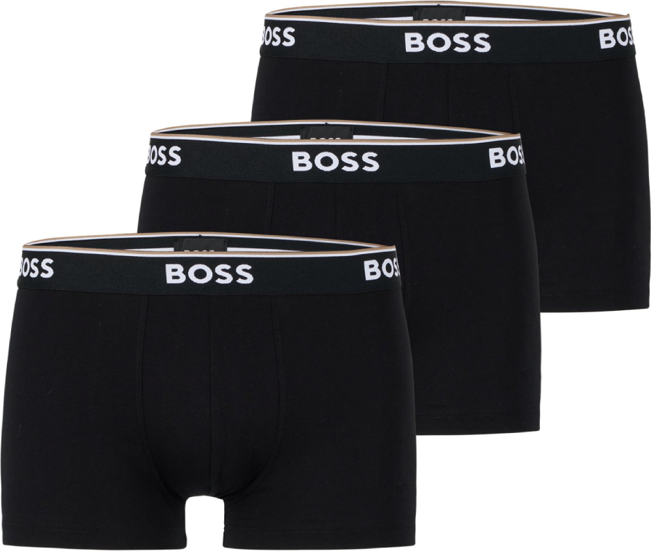 Thumbnail - BOSS Bodywear 3er Pack Power Boxer Shorts - Schwarz