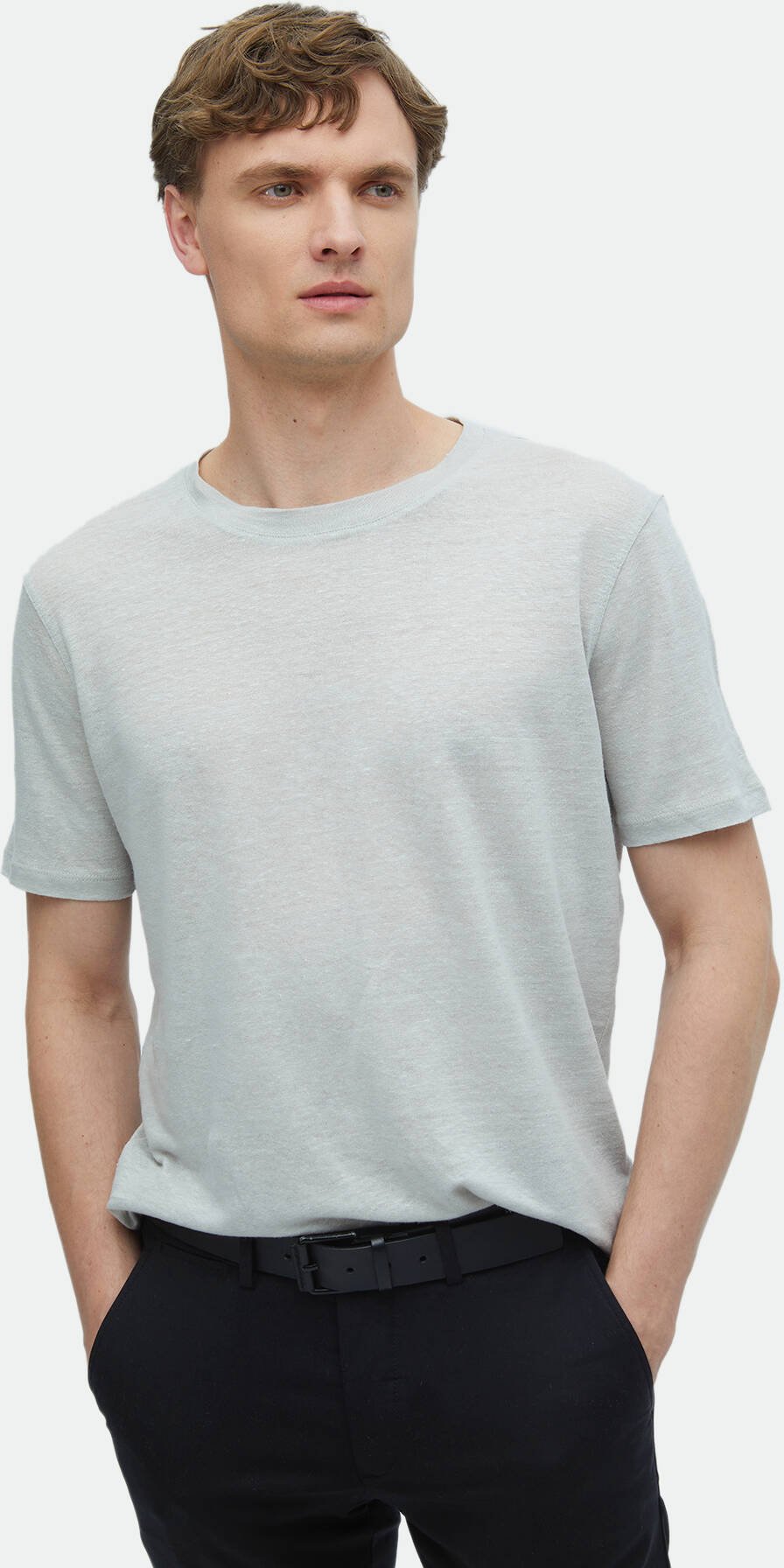 Thumbnail - Einfaches Fahrrad Hals T-Shirt