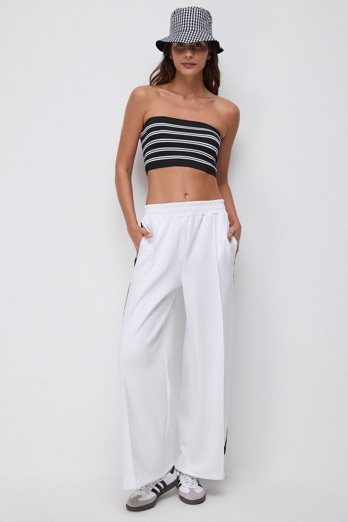 Gestreifte Sweatpants