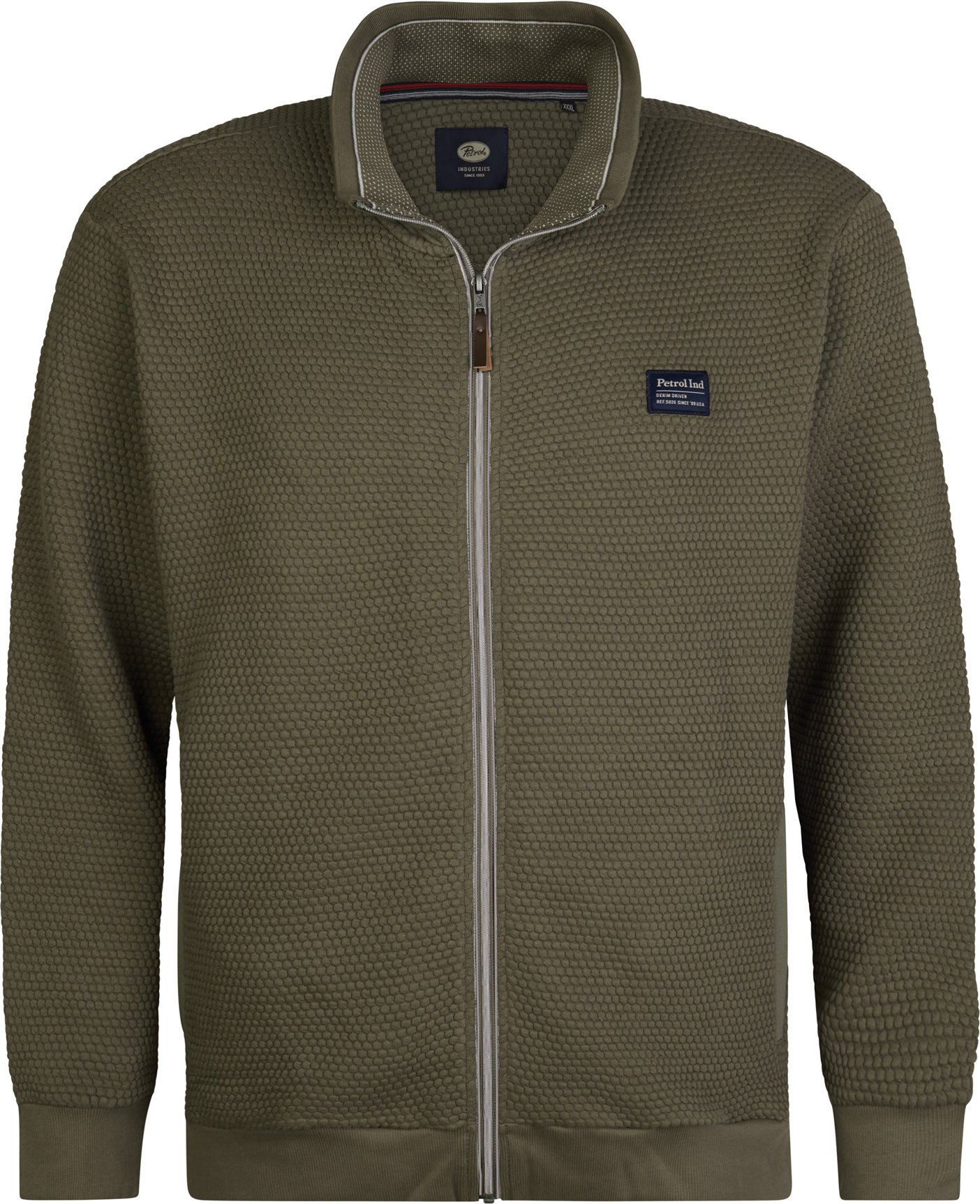 Petrol Industries - Lässiger Cardigan in Plus Size Sitka Herren