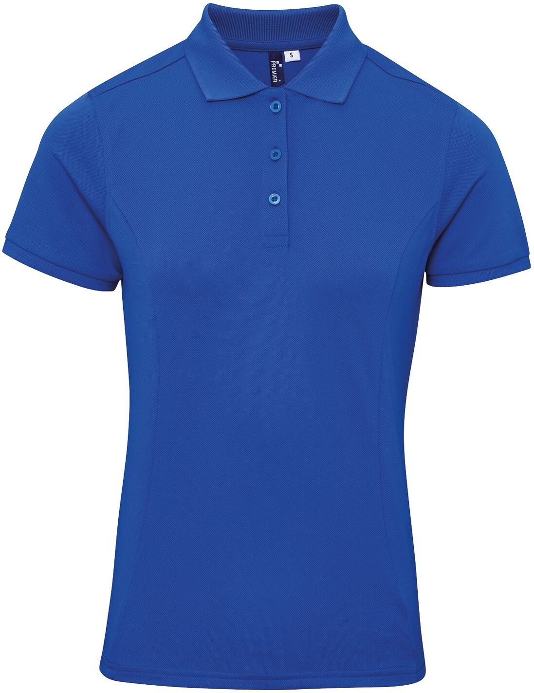 Thumbnail - Premier Damen Polo-Shirt Coolchecker mit CoolPlus (Königsblau)