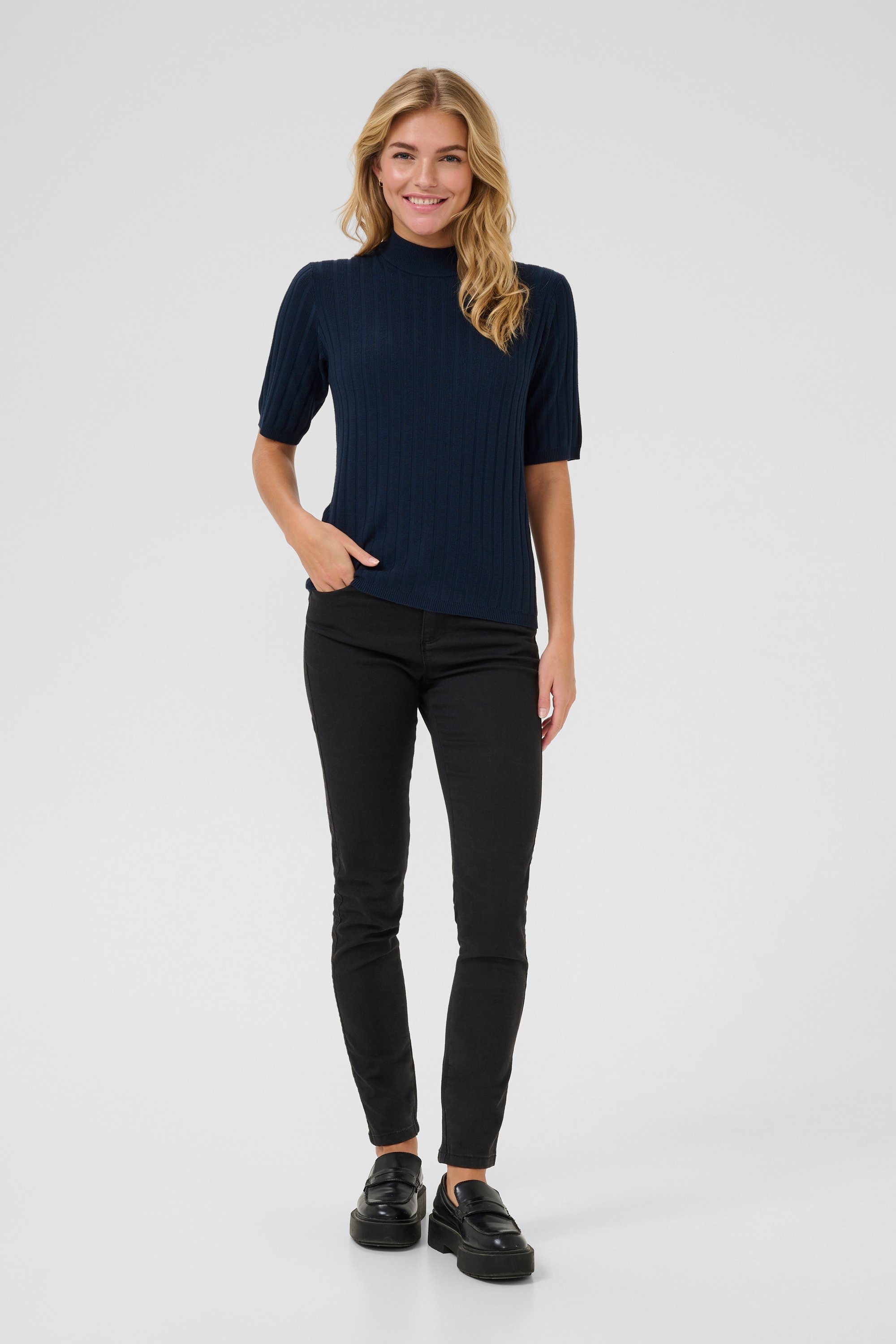 Strickpullover Regular fit dark blue