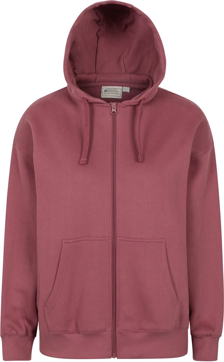Mountain Warehouse - "Poplar" Hoodie mit durchgehendem Reißverschluss für Damen (Pink)