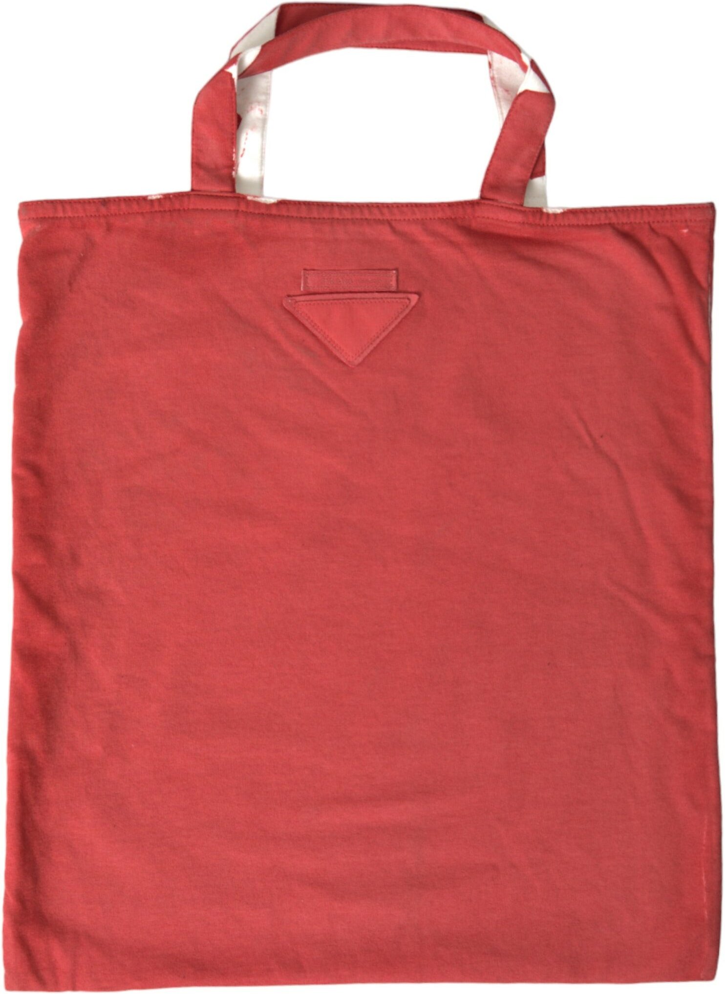 Rotes Jersey-Stoff-Logo-Schulter-Einkaufsbeutel