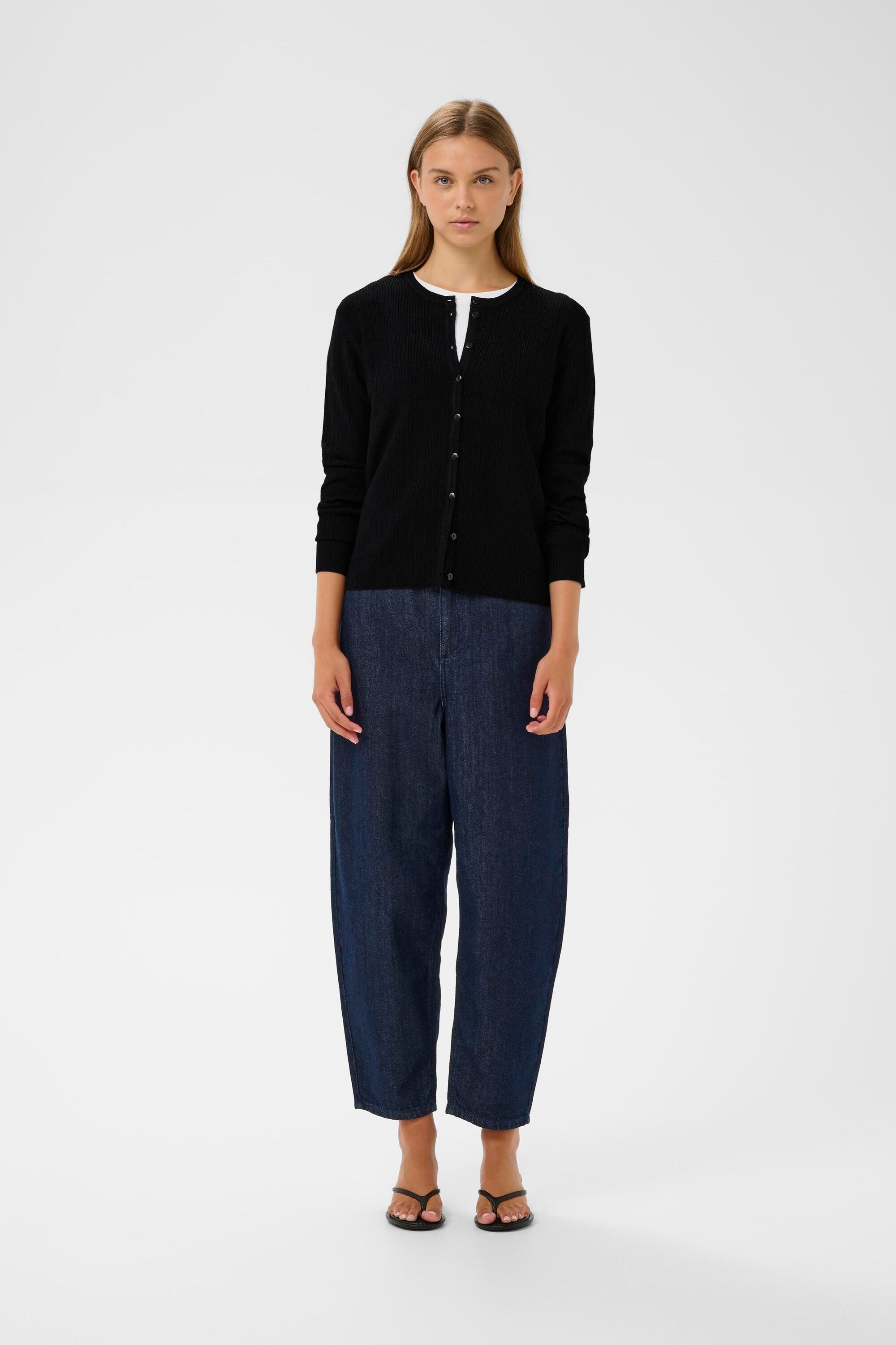 Strickpullover YenahIW Strickpullover Gerade Passform black