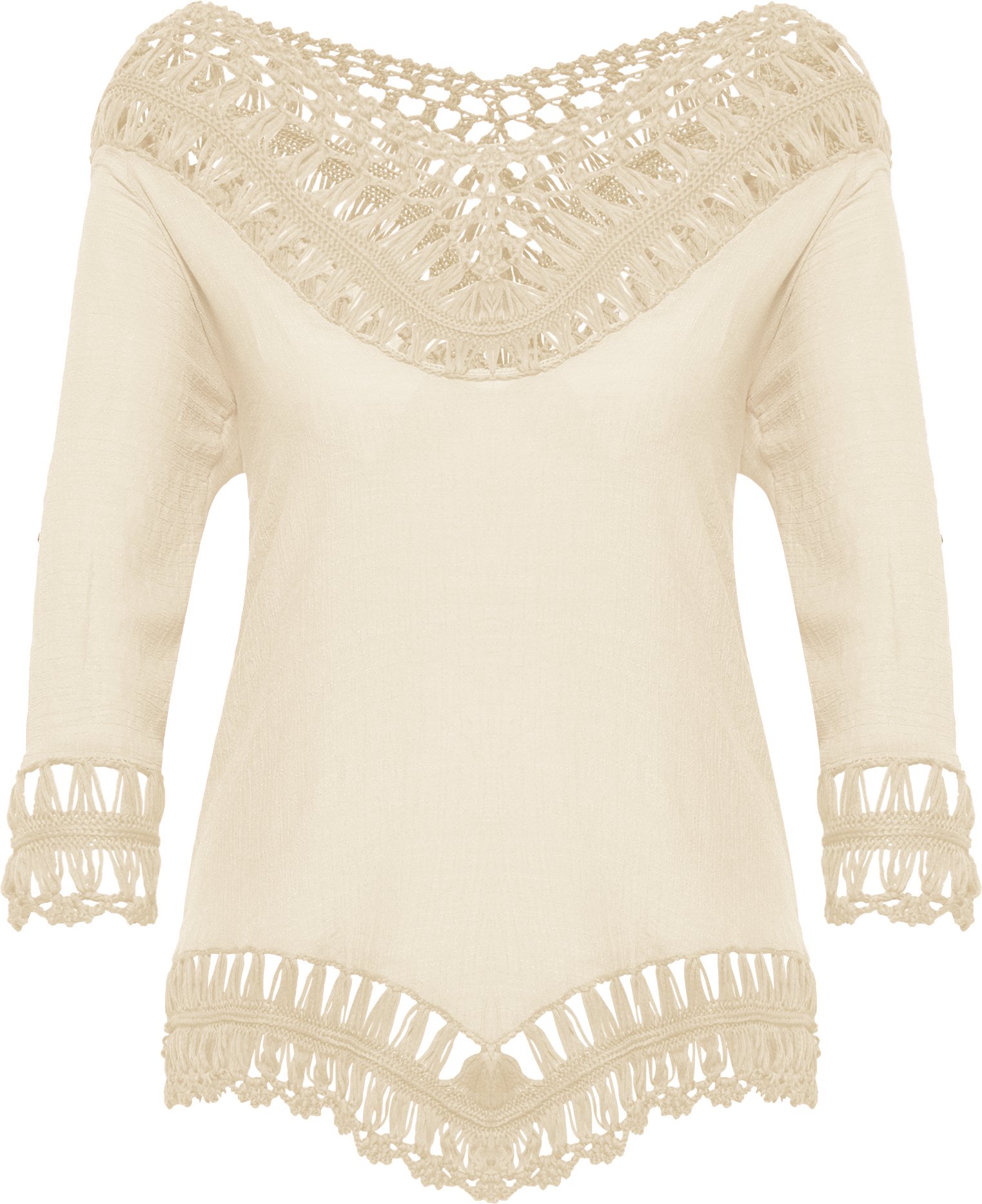 IZIA Tunique avec partie crochetée mahisha