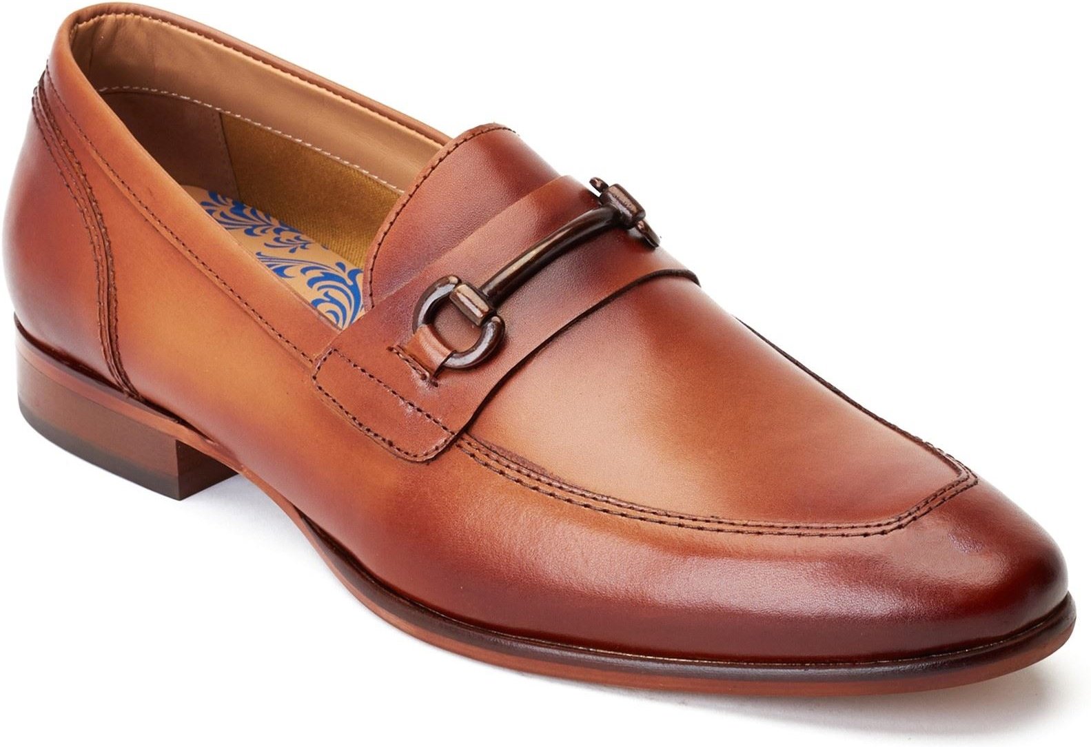 Base London Russo Herren Mokassins aus gebranntem Tan-Leder