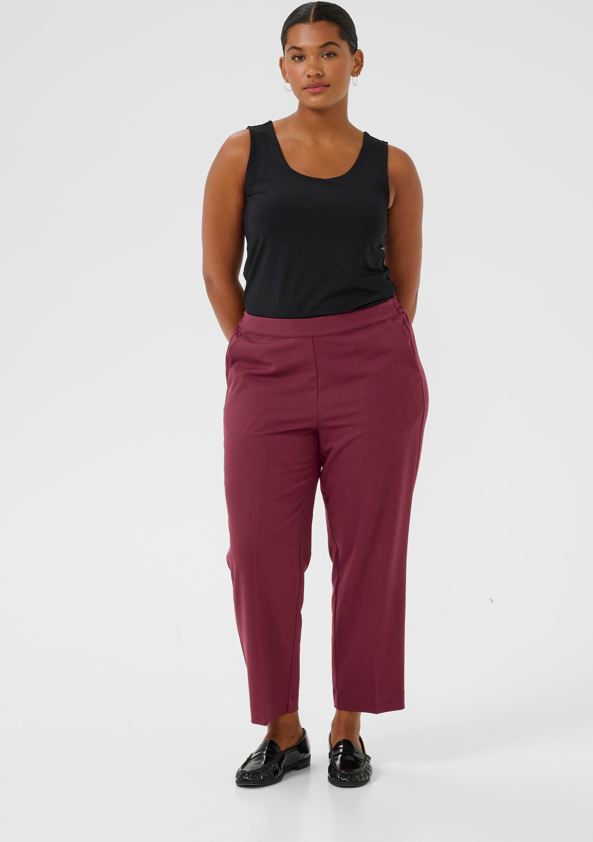 Pants Suiting KCsakira Regular fit bordo