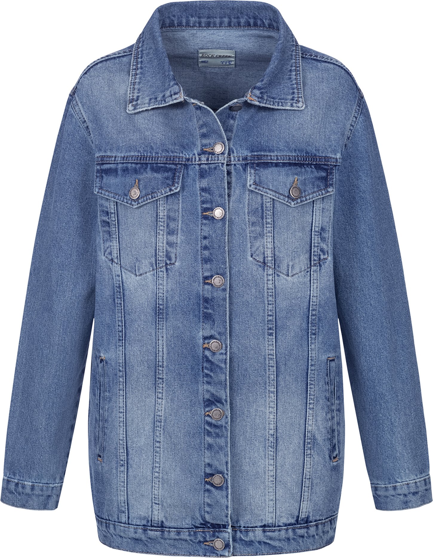 Rock Creek Jeansjacke Blau