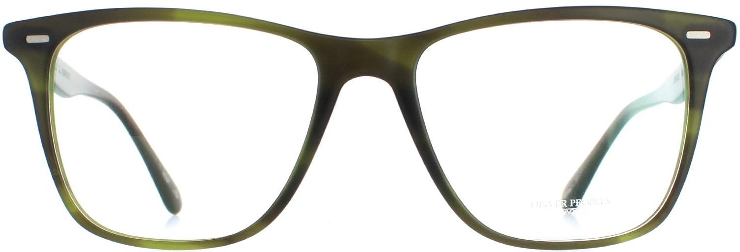 Oliver Peoples Square Mens Semi Matte Emerald Bark Brille