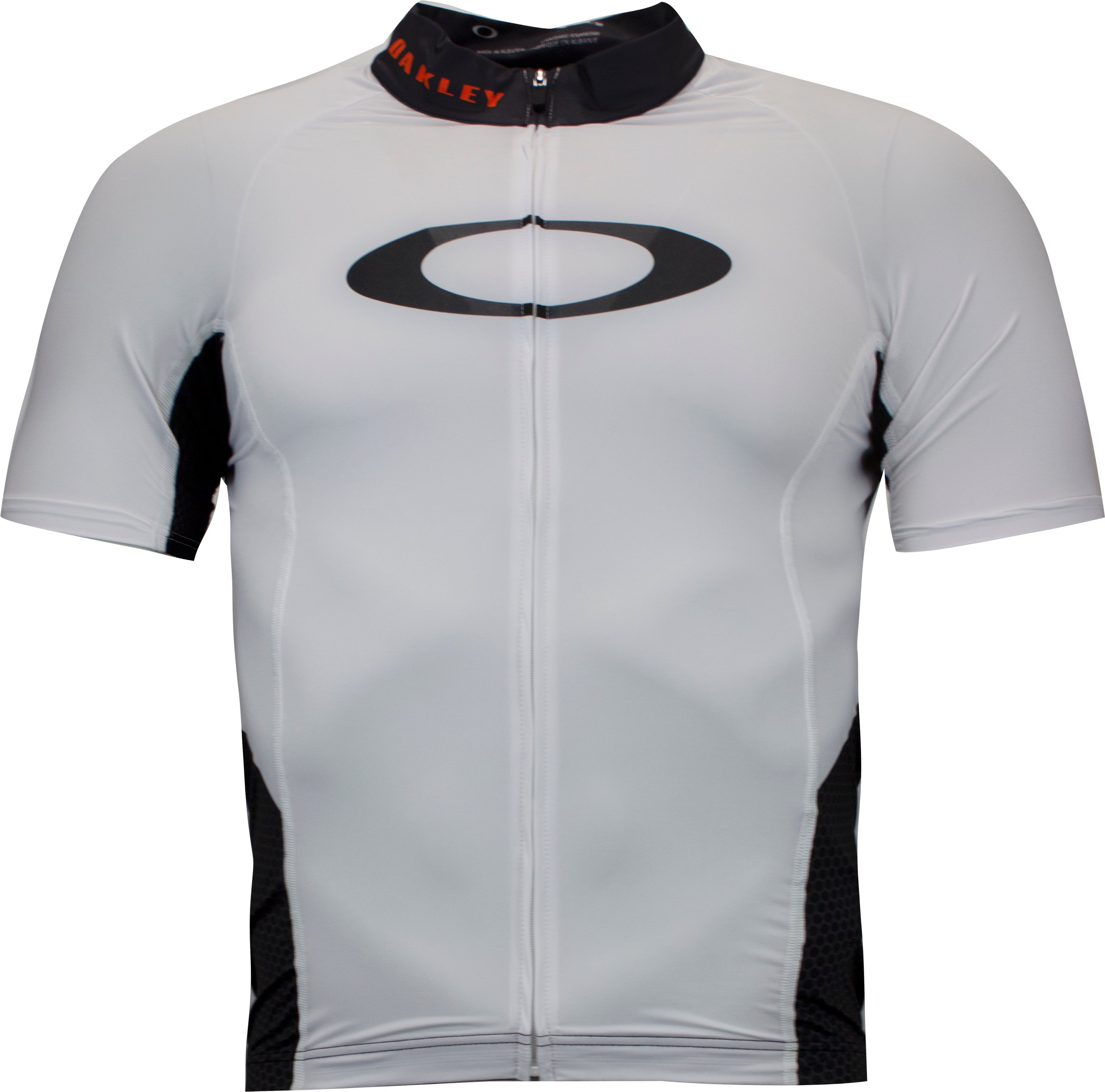 Oakley Jawbreaker Road Jersey Cycling Reißverschluss T -Shirt White - Herren