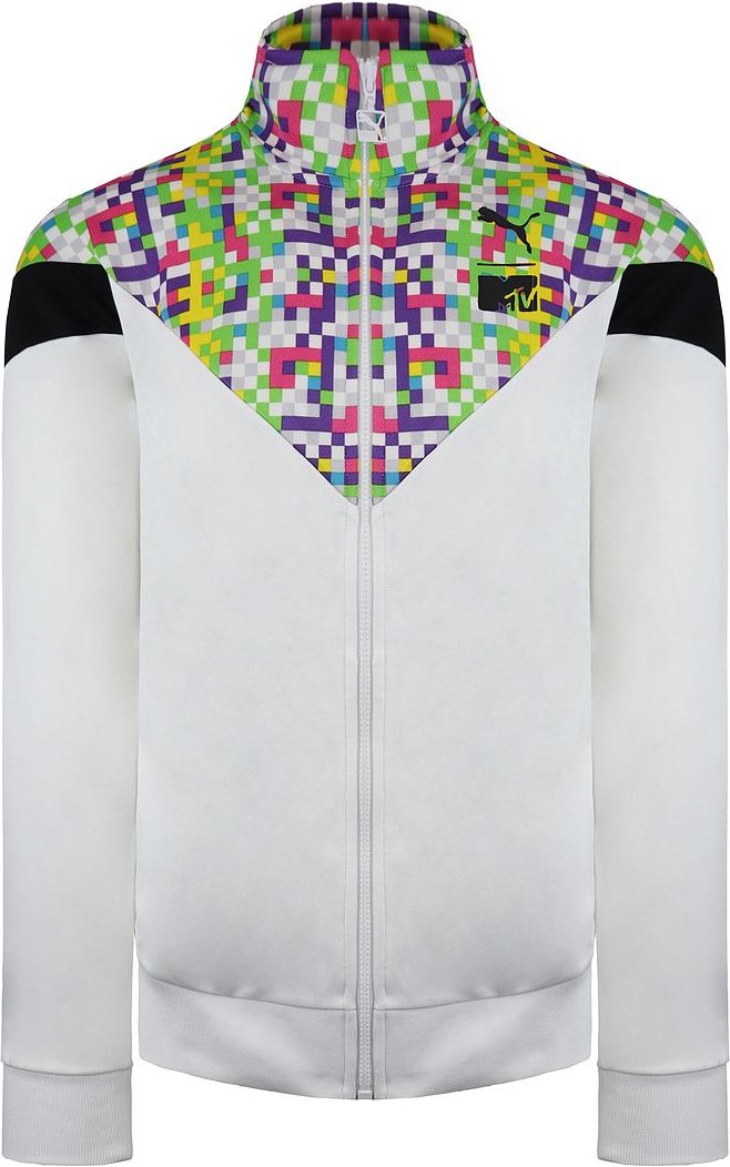 Puma x MTV MCS Herren Weiße Trainingsjacke