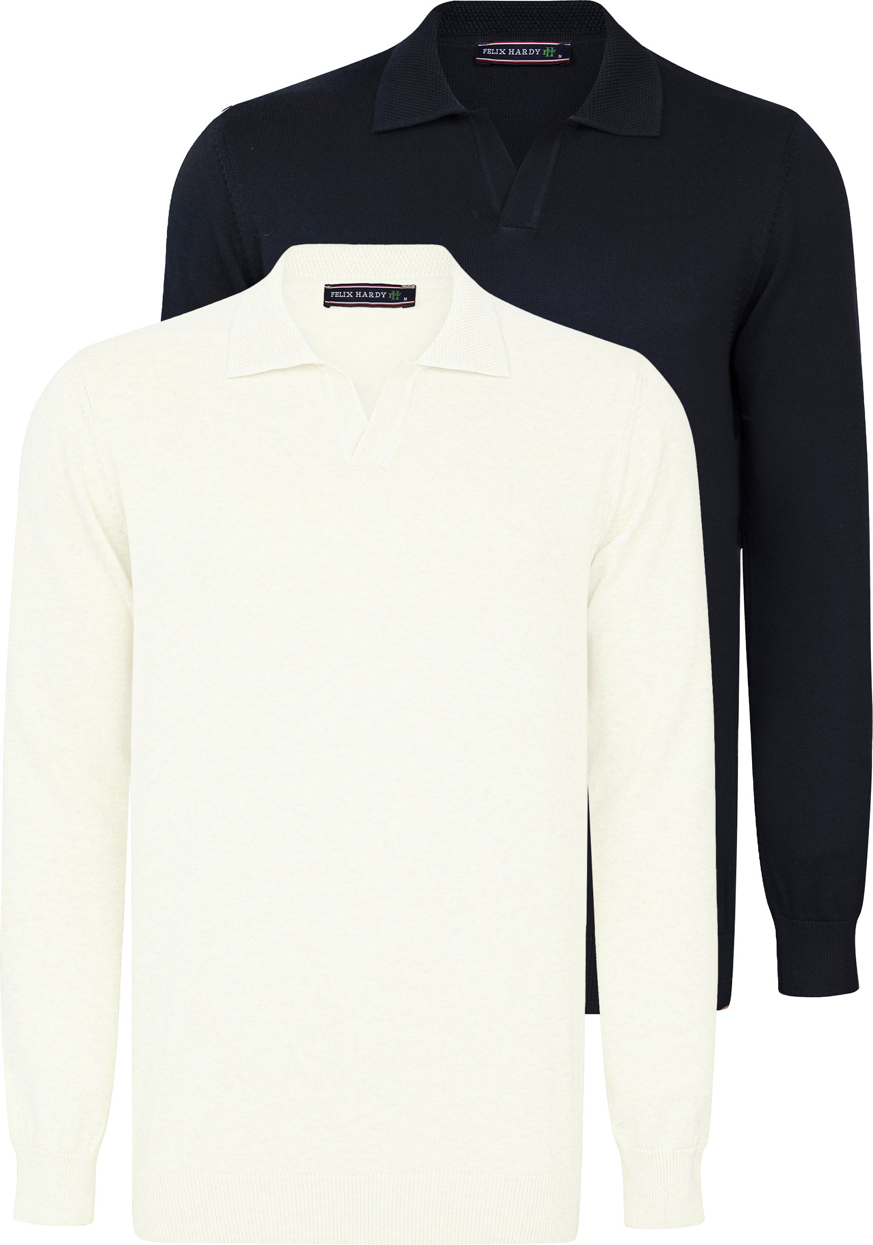 Pullover Pullover Mit Polo-Kragen 2Er-Pack