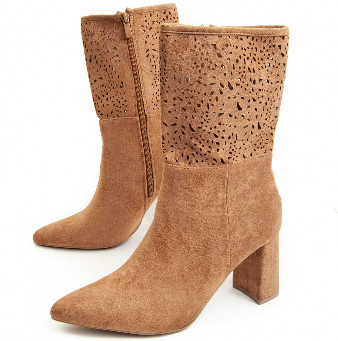 Montevita Heel Boot Bereta in Braun