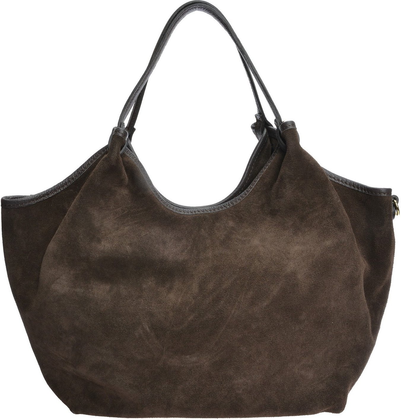 Anna Luchini Bordeaux-Lederhandtasche