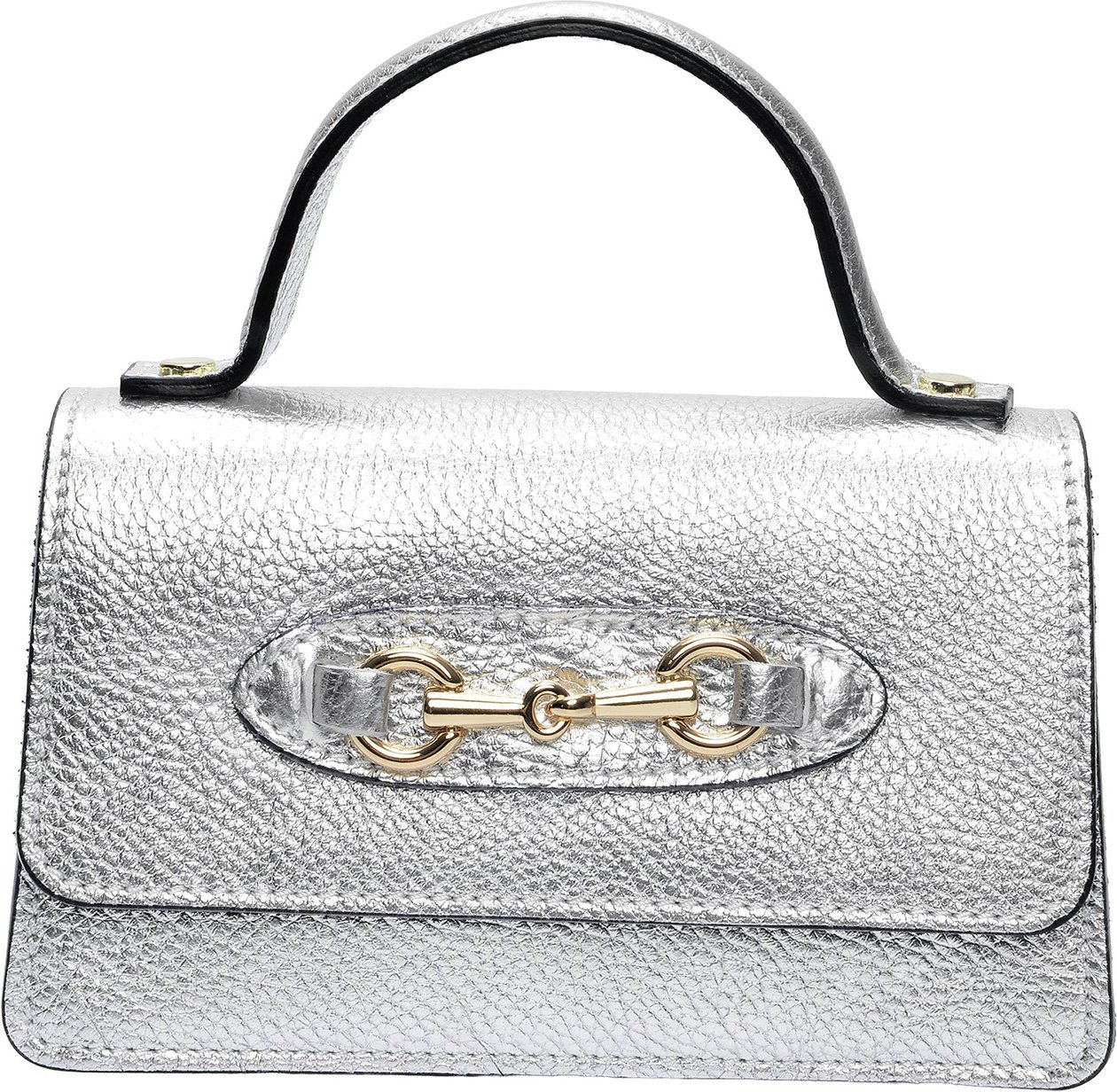 Isabella Rhea Silber Rindsledertasche