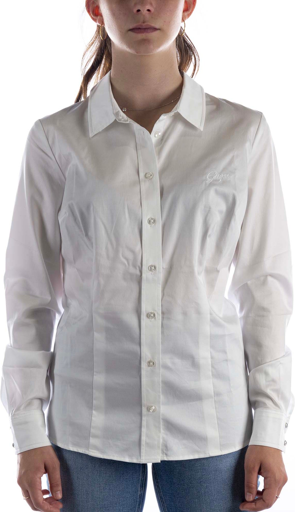 Thumbnail - Chemise Guess Ls Cate Blanche