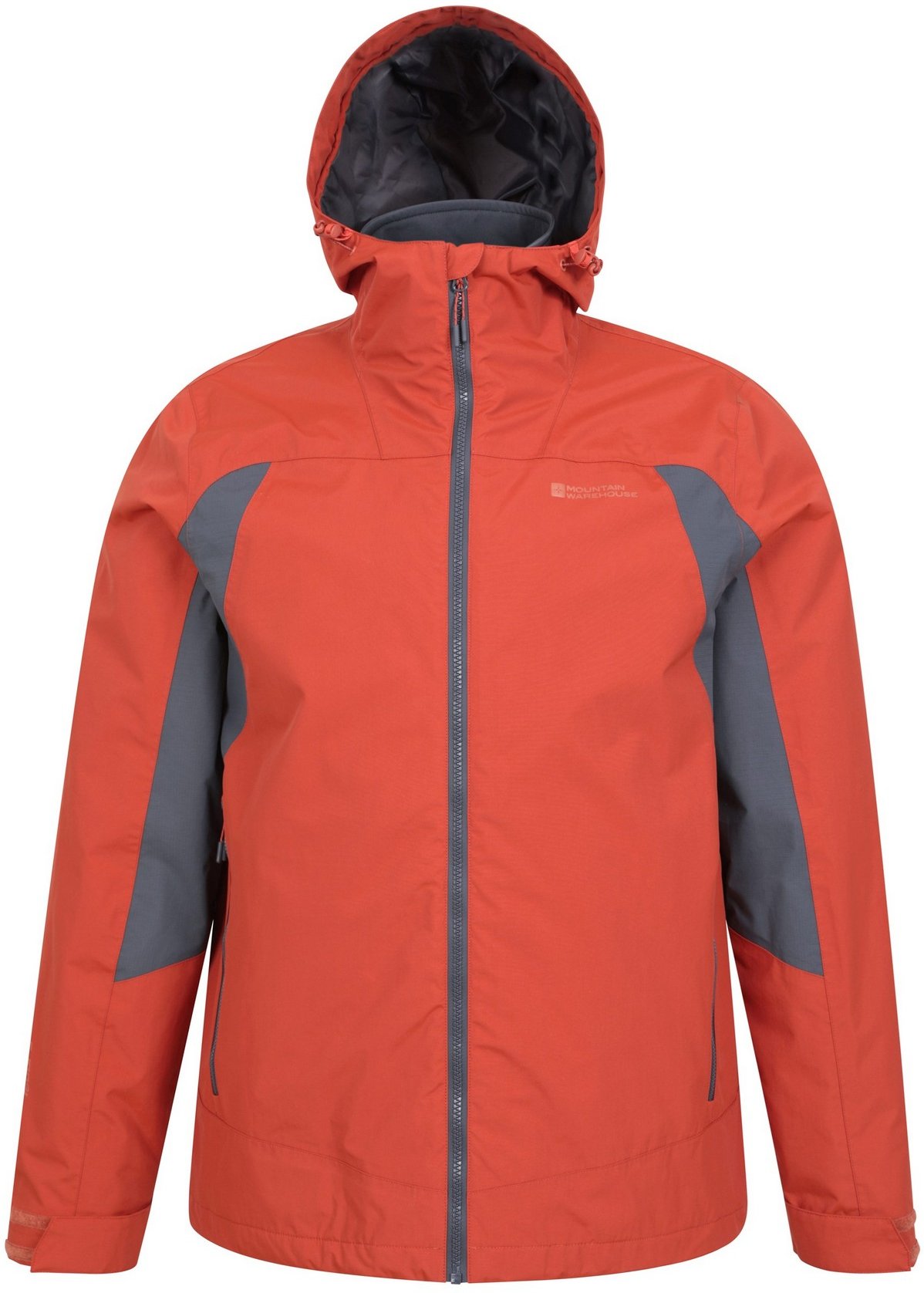 Mountain Warehouse - "Mist" Jacke, wasserfest 3 in 1 für Herren (Orange)