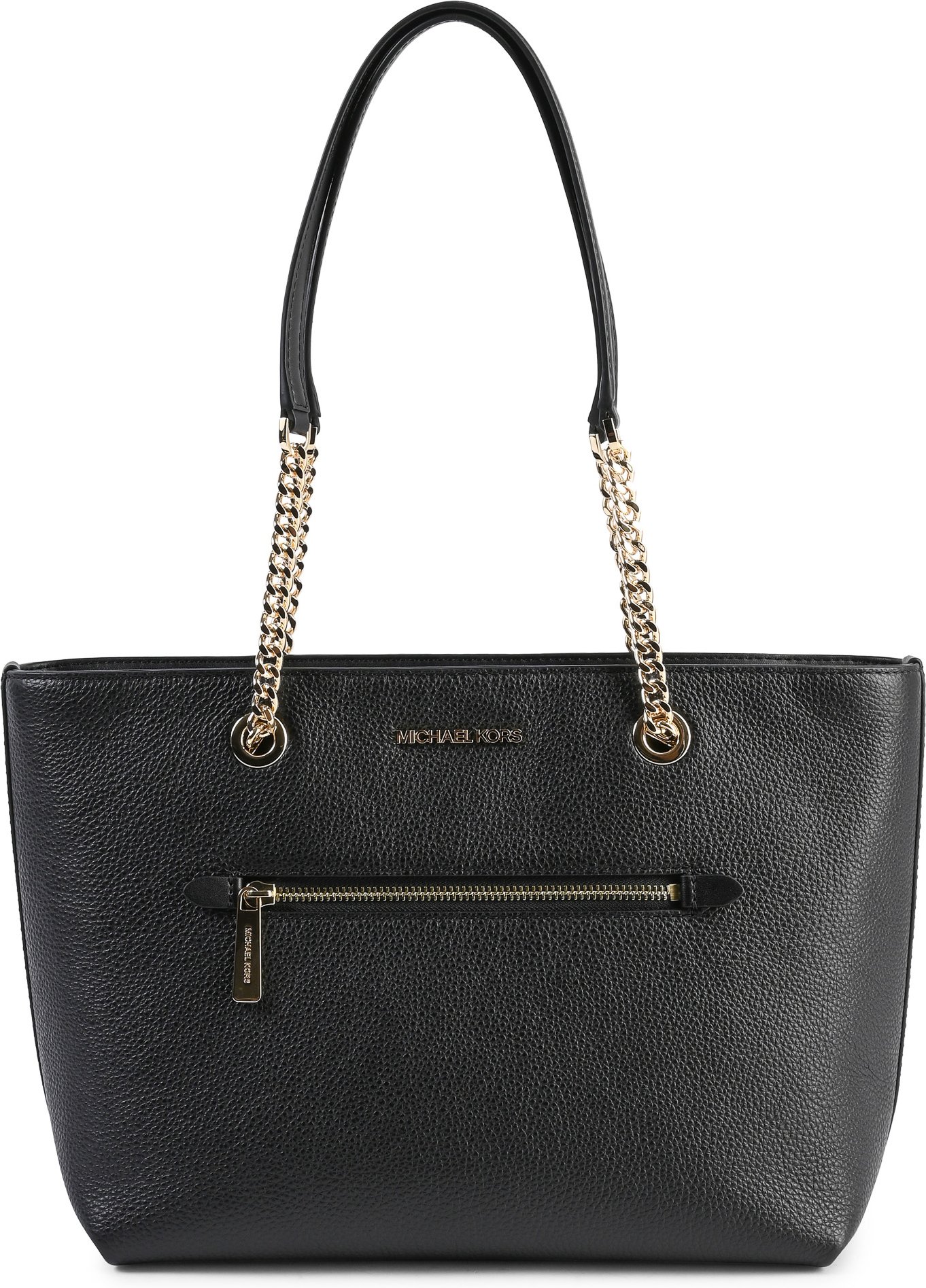 Jet Set Kette Tote Große genarbte Leder