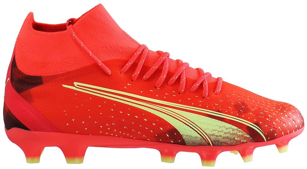 Puma Ultra Pro Fg/Ag Red Mens Football Stiefel