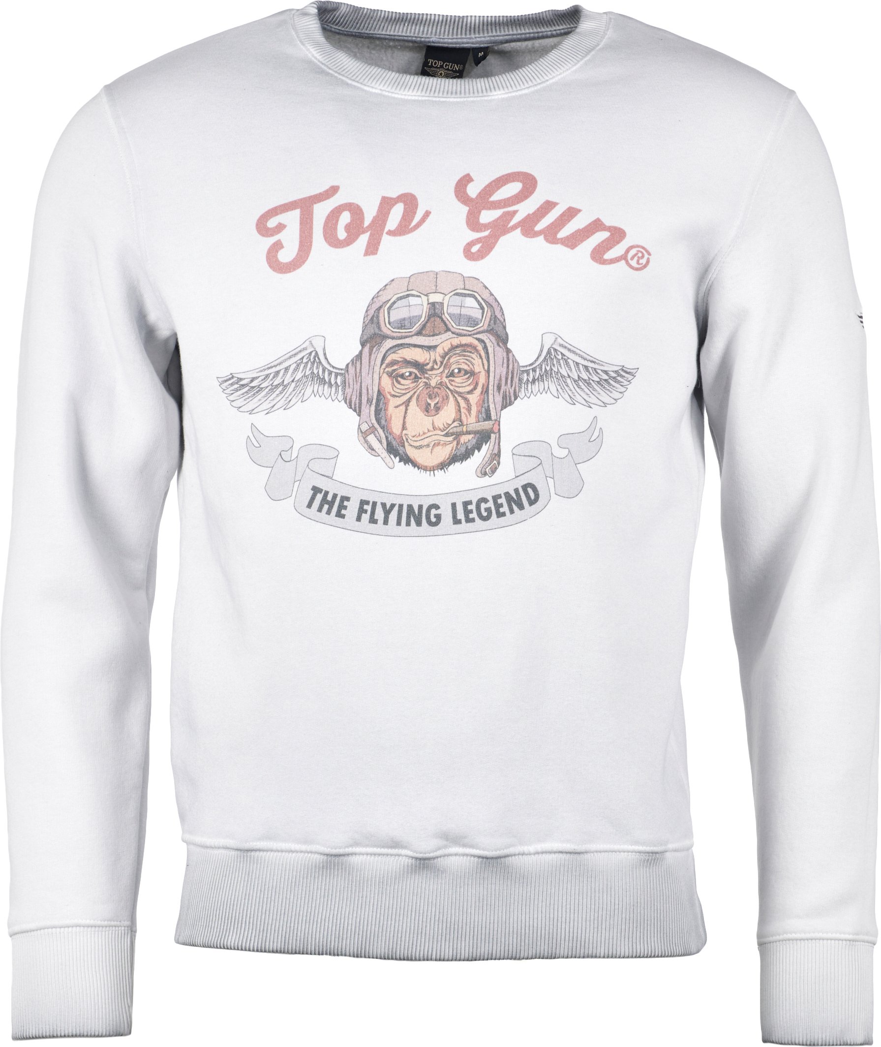 Top Gun Sweatshirt Smoking Monkey TG20191034
