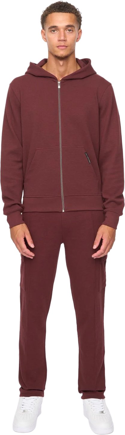 Duck and Cover - "Optimus" Hoodie und Jogginghosen-Set für Herren (Weinrot)