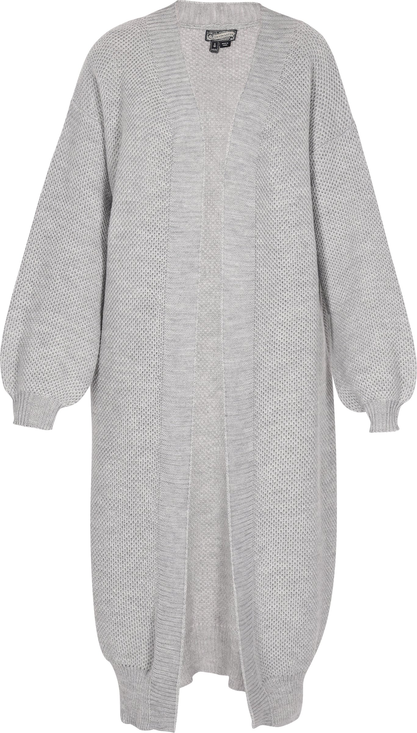 Dreimaster Cardigan Damen Grau Melange