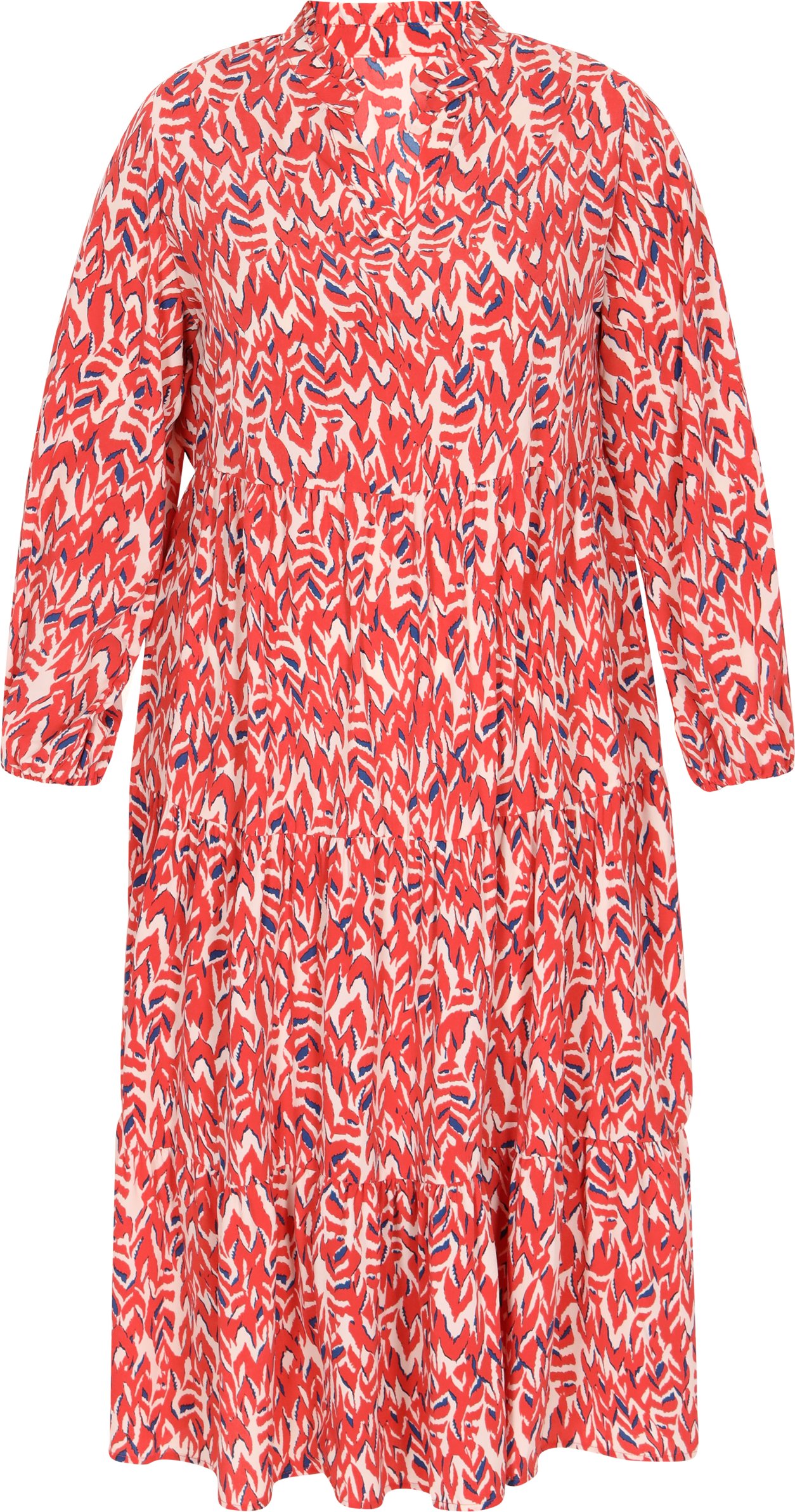 usha Kleid in großen Größen usha PLUS GRÖSSE Frauen mehrfarbig orange