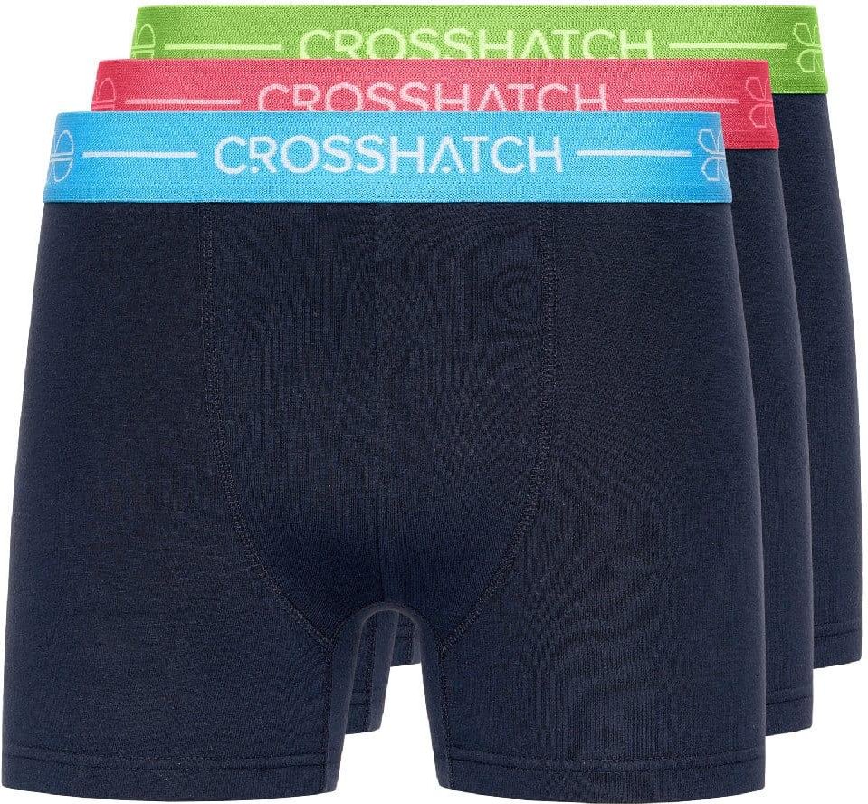 Crosshatch - "Astral" Boxershorts für Herren (3er-Pack) (Blau)