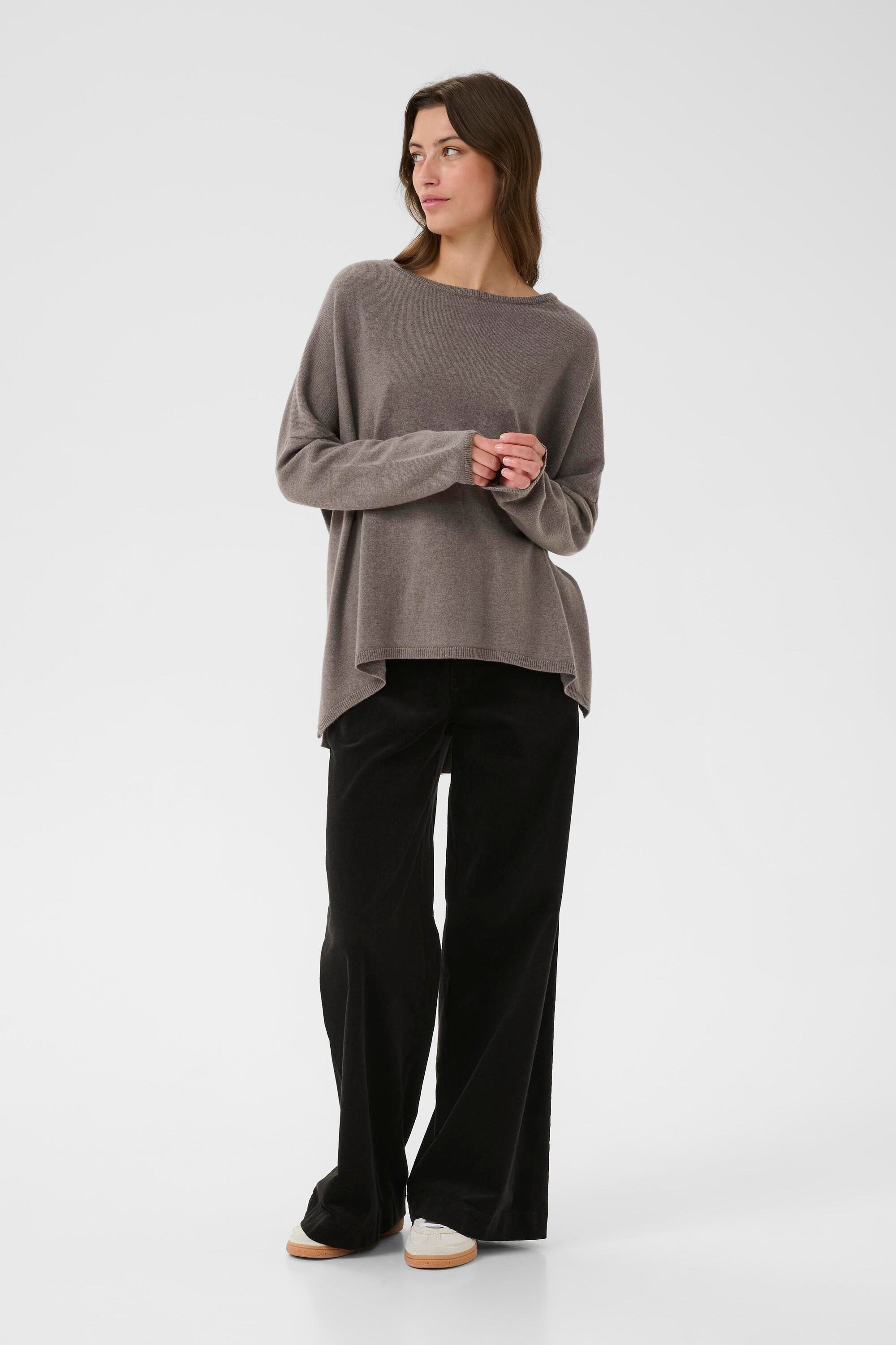 Thumbnail - Strickpullover TilaPW Lockere Passform grey