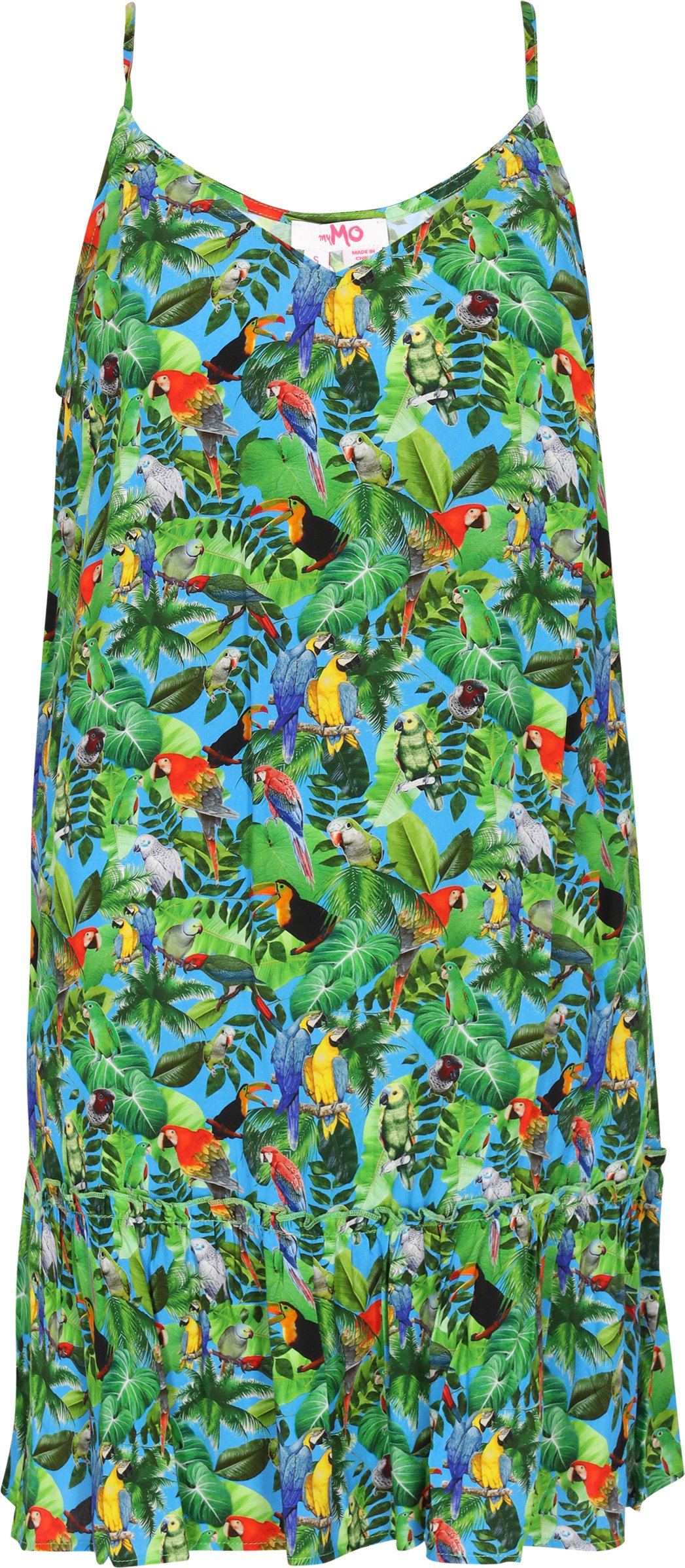 Mymo Kleid Frauen grün mehrfarbig