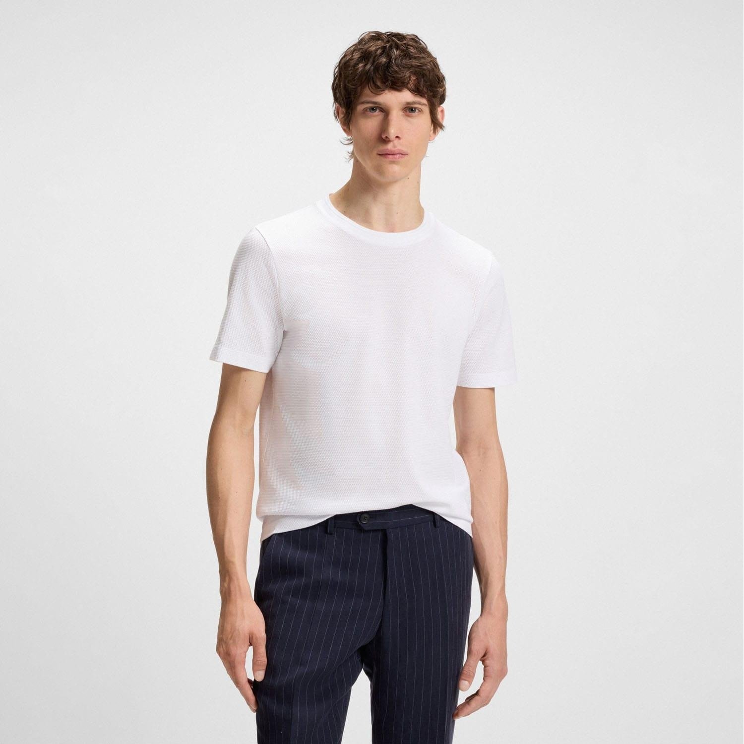 Hugo Boss - "Tiburt 240" T-Shirt für Herren (Weiß)