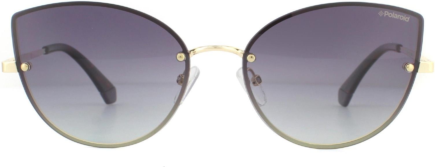 Thumbnail - Polaroid Cat Eye Womens Gold Violet Grey Gridient Polaris Lunettes de soleil