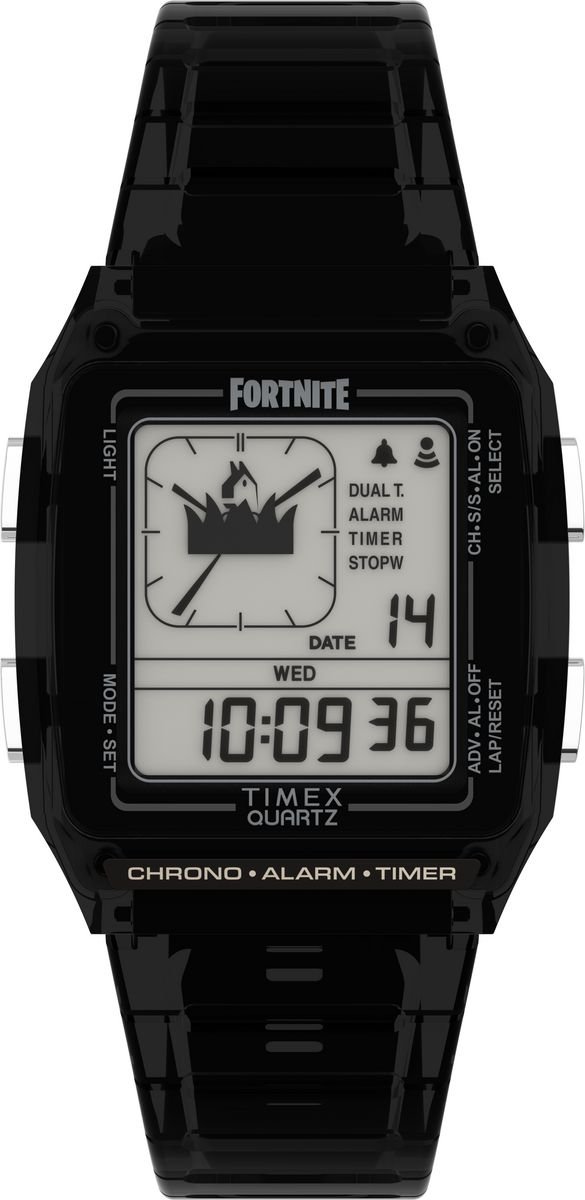 Timex Lca X Fortnite Herren schwarze Uhr TW2W96500